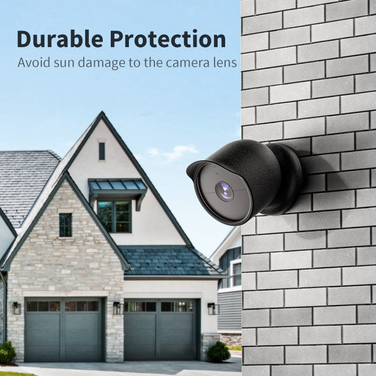 For Google Nest Camera Outdoor Silicone Water-Resistant Protective Cover, For Google Nest White, For Google Nest Black For Google Nest Camera Outdoor Silicone Water-Resistant Protective Cover, For Google Nest White, For Google Nest Black